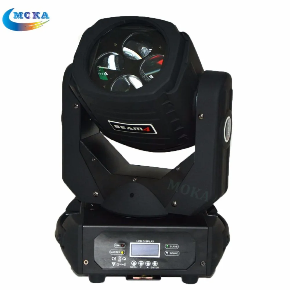 6 шт./партия Moving Head гобо свет 4*25 Вт DMX 9/15ch лазерный проектор диско DJ Light Stage освещение Strobe Light для вечеринки