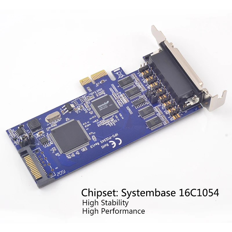 4 порта RS232 последовательный адаптер PCI-e плата расширения с вентилятором кабель PCI express I/O карты сбрасываемый предохранитель чип системная база 16C1054