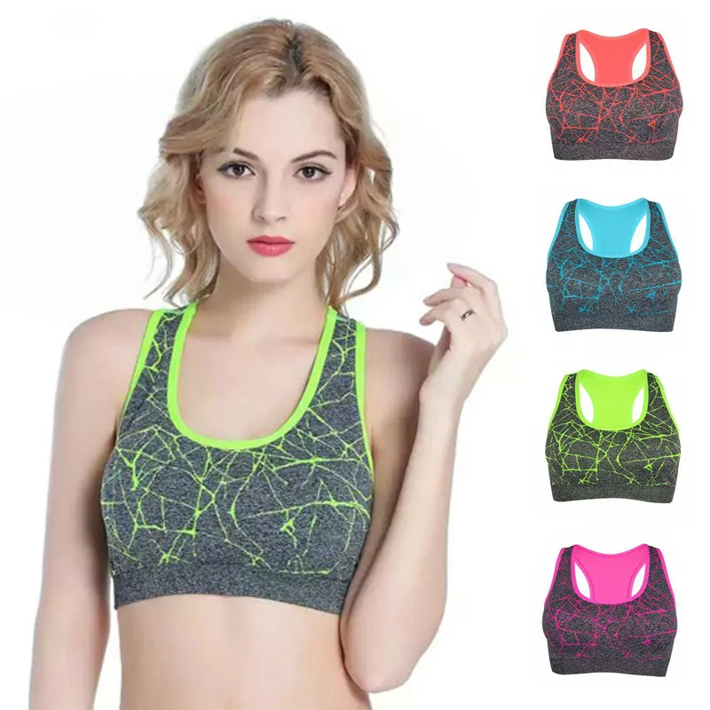 

Women Workout Bras 2019 New High Quality Shockproof Sports Bra No Steel Ring Comfortable Running Fitness Yoga Bra Tops Women