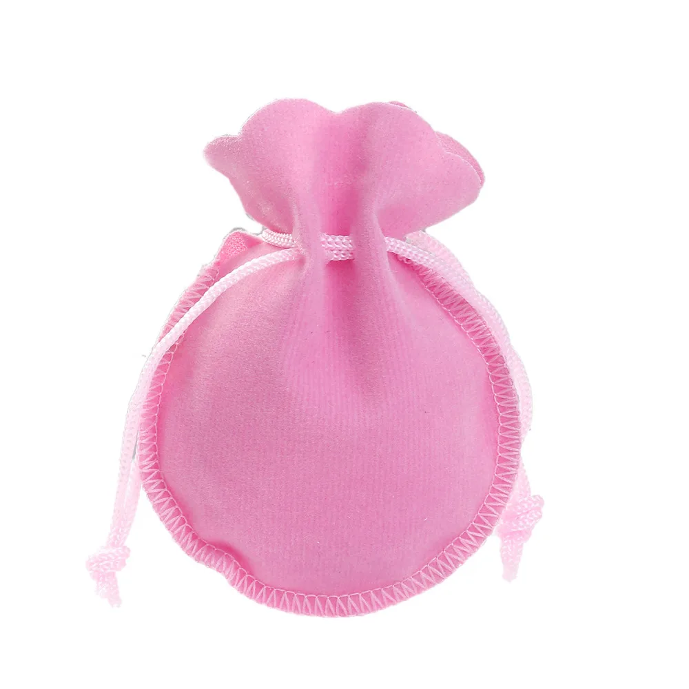 Doreen Box hot-20 шт розовые бархатные мешочки с кулиской Подарочная сумка для ювелирных