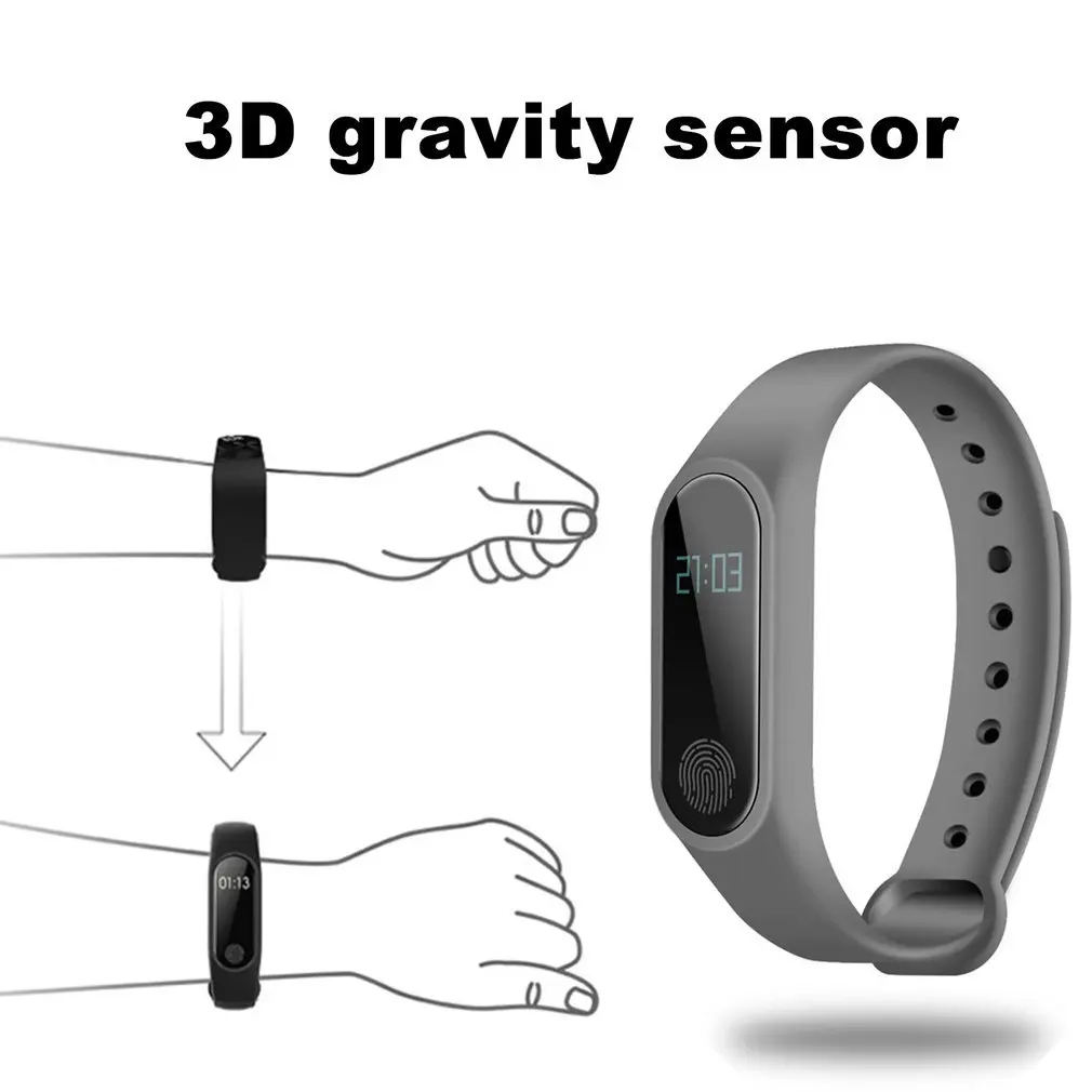 0,42 дюймовый oled-дисплей Smartband Bluetooth монитор сердечного ритма дисплей времени монитор сна забота о здоровье Smartband для IOS