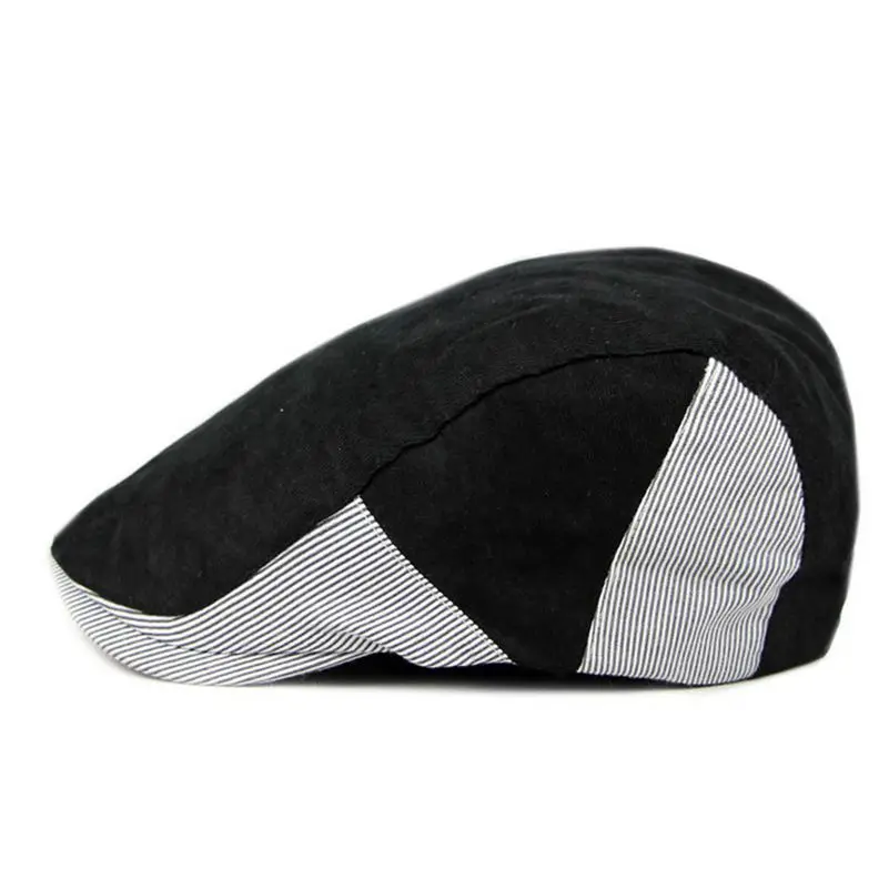 

Mr.Kooky Men Women Cotton Beret Peaked Flat Caps Light Comfortable Outdoors Patchwork Newsboy Gorras Casual Cabbie Driving Hats