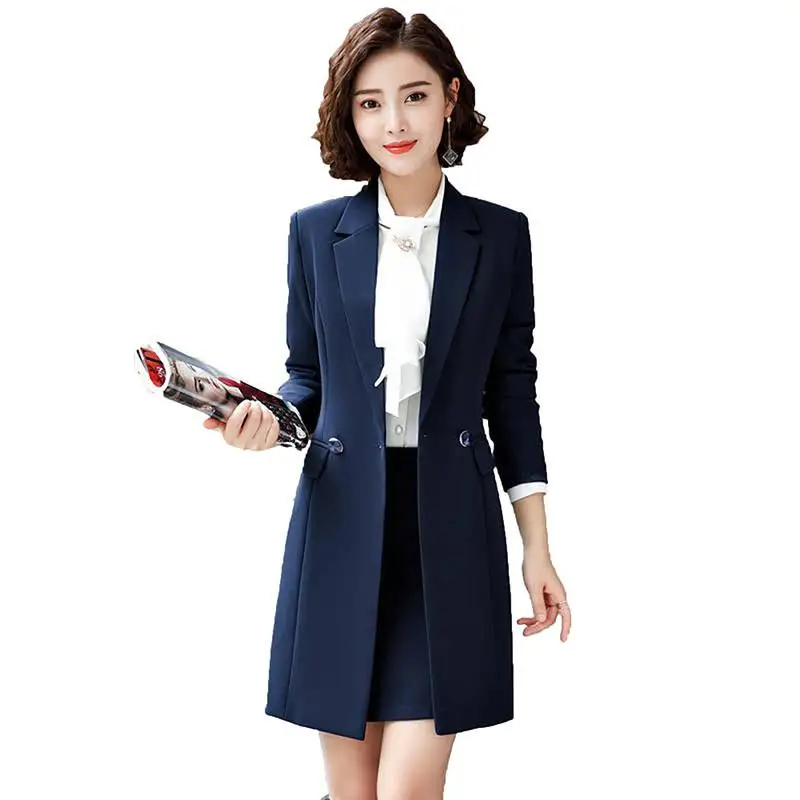 Женские Модные Винтажные рабочие костюмы из двух предметов женский двубортный