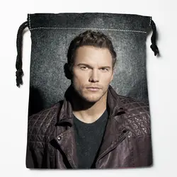 Chris Pratt Drawstring сумки на заказ сумки для хранения, с принтом подарочные сумки более Размер 27x35 см DIY ваша фотография на заказ сумка на шнурке