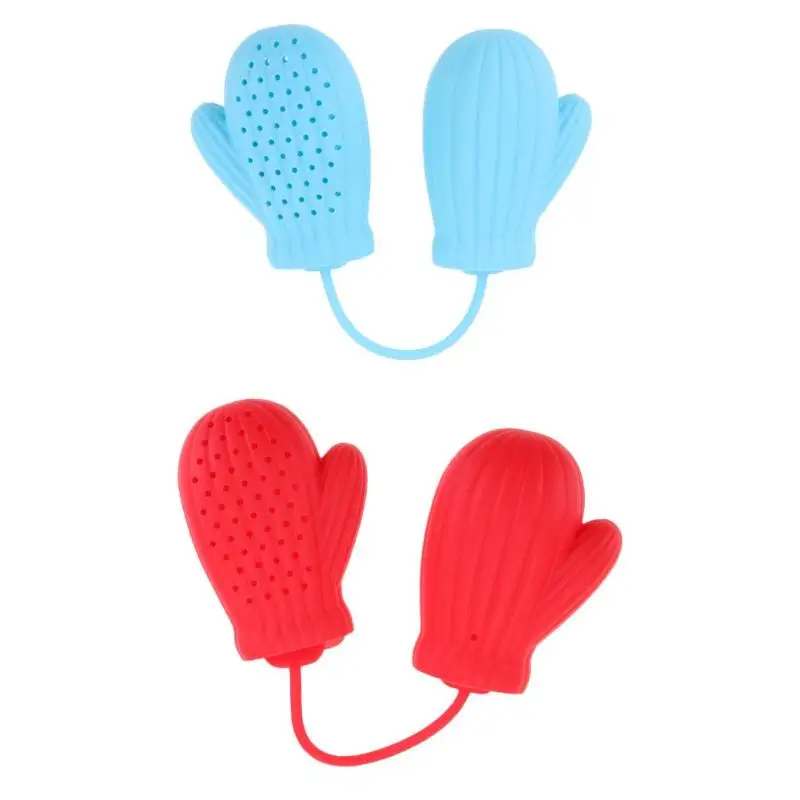 

Silicone Christmas Kitchen Coffee Filter Infuser Gloves Tea Strainer
