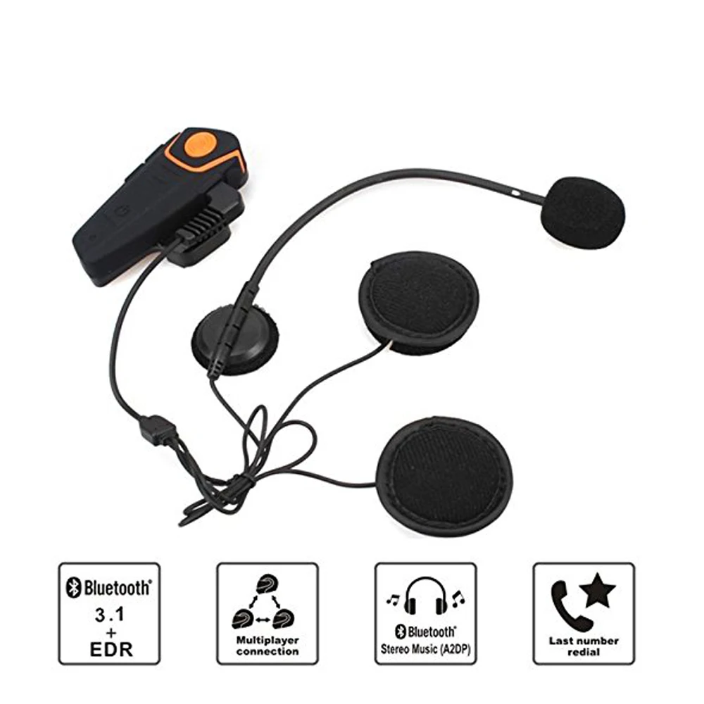 Dbigness 2 шт. BT S2 Интерком 1000 м Мотоциклетный шлем Bluetooth беспроводная
