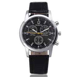 WoMaGe Relogio masculino Для мужчин S часы лучший бренд роскошные часы Для мужчин кожаные Аналоговый Кварцевые часы мужской Relogio часы час