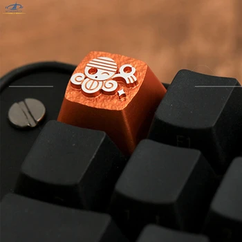 

[HFSECURITY] Aluminum Alloy Mechcanical Keyboard Keycaps For One Piece Gaming Key Cap