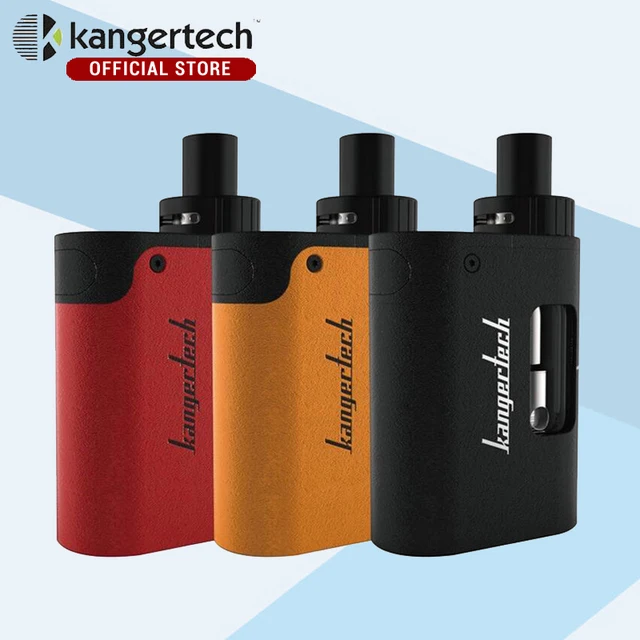 Kangertech ТОГО Мини-starter Kit 1600 мАч 1.9 мл Бак с новый симметричный дизайн воздушного потока и 5 ИНДИКАТОР батареи индикатор