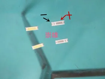 

100pcs 7020 LED 6v Backlight 0.5W 55LM Cool white LCD Backlight for TV TV Application smd 7020 diode NEW