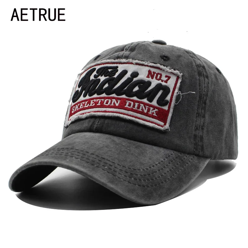 

AETRUE Baseball Caps Men Snapback Caps Women Hats For Men Brand Bone Casquette Male Vintage Embroidery Gorras Letter Dad Hat Cap