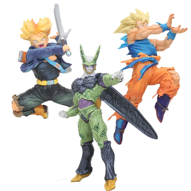 

Dragon Ball Z BWFC Banpresto World Figure Colosseum Son Goku Cell Trunks PVC Figure Collectible Model Toy