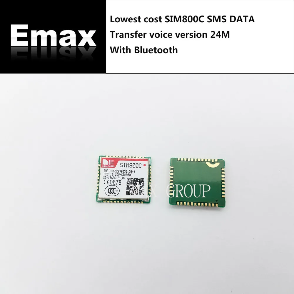 100 шт./лот SIM800C Самая низкая стоимость SMS передачи данных голоса без Bluetooth 100% новый
