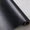 120cm Thick waterproof pvc black wood grain stickers Boeing film self-adhesive wallpaper clothes cupboard furniture renovation ► Photo 1/4