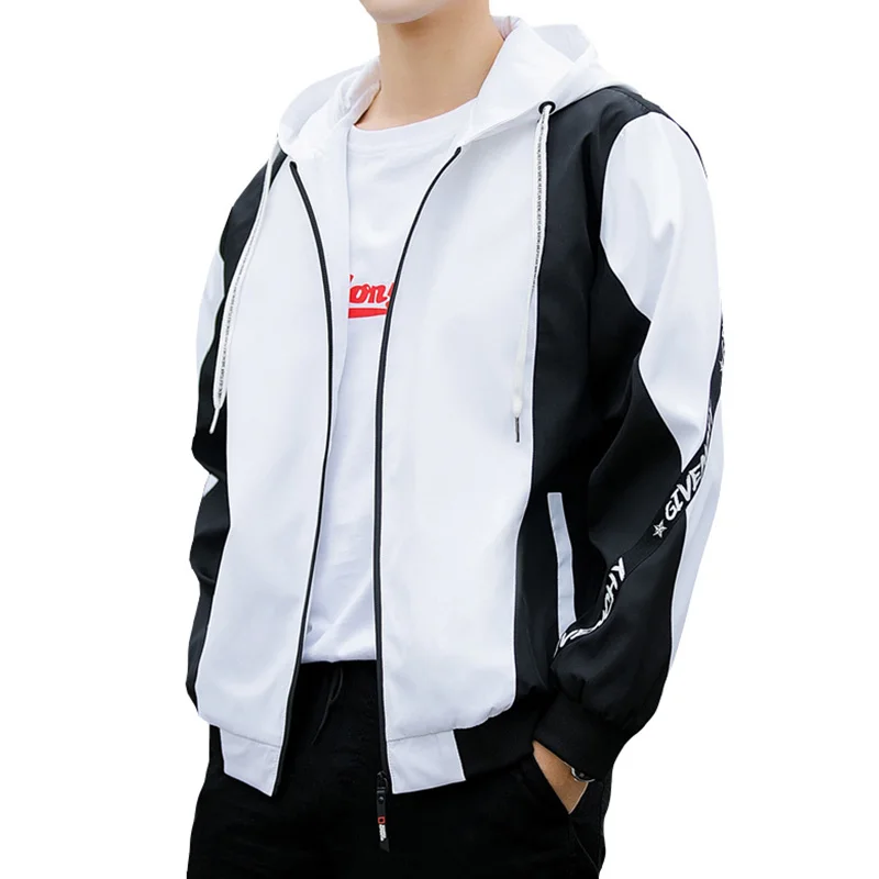 Jacket Men Casual Splice Hooded Spring Zipper Thin Jackets Brand Casual Coat Top Chaqueta Hombre 2019 Men Jacket Pilot 4 Colour Jacket Men Casual Splice Hooded Spring Zipper Thin Jackets Brand Casual Coat Top Chaqueta Hombre 2019 Men Jacket Pilot 4 Colour