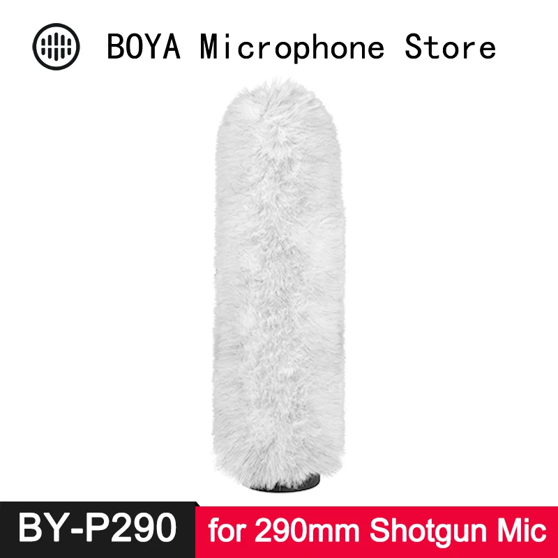 

BOYA 290mm Microphone Fur Windscreen Furry Windshield Muff for 29cm Shotgun Mic BP4071 BP4027 AT 815ST Neumann KMR 82 ME 67 + K6