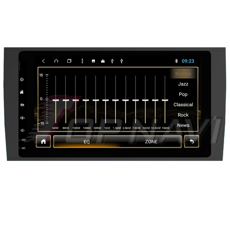 2 din car radio gps android For Porsche Cayenne 2009