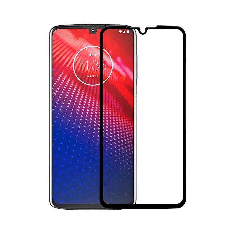 

2PCS Tempered Glass For Moto One Vision XT1970-1 XT1970-3 P40 Screen Protector Full Coverage For Z4 Z4 Force