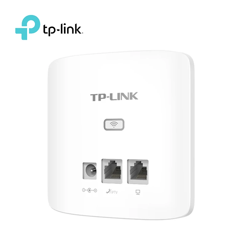 Беспроводной Wi Fi ретранслятор TP Link 300 Мбит/с точка доступа 86 панель в стене