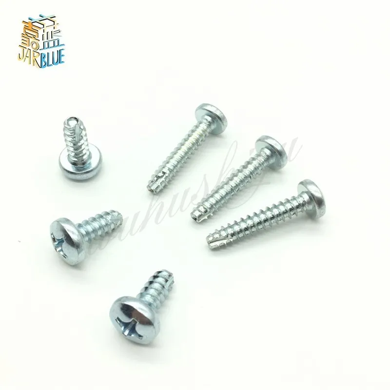 

100PCS Phillips self-tapping screws slotted pan head self-tapping screw Shank self-tapping M3*6/8/10/12/16/20mm