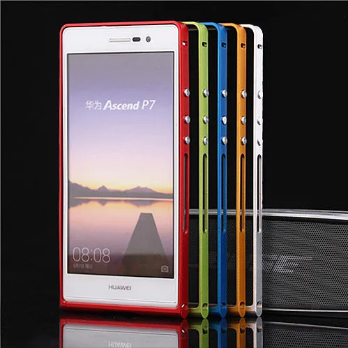 TX Luxury Huawei P7 capa fundas Ultrathin Alloy Bumper frame For Huawei Ascend P7 Aluminum Bumper