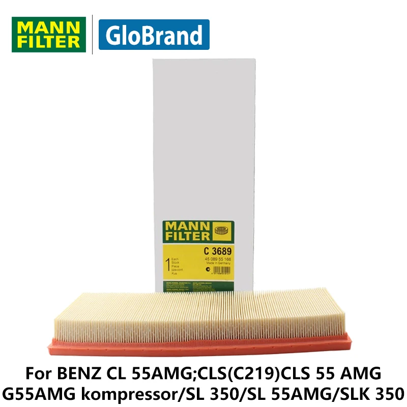MANNFILTER Air Filter C3689 for BENZ CL 55AMG;CLS(C219)CLS 55 AMG/E