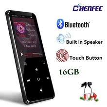 Динамик MP3-плеер Bluetooth 4,0 16G 2.4in HD экран сенсорный ключ HiFI без потерь Звук Музыкальный плеер с fm-радио, электронная книга, TF карта