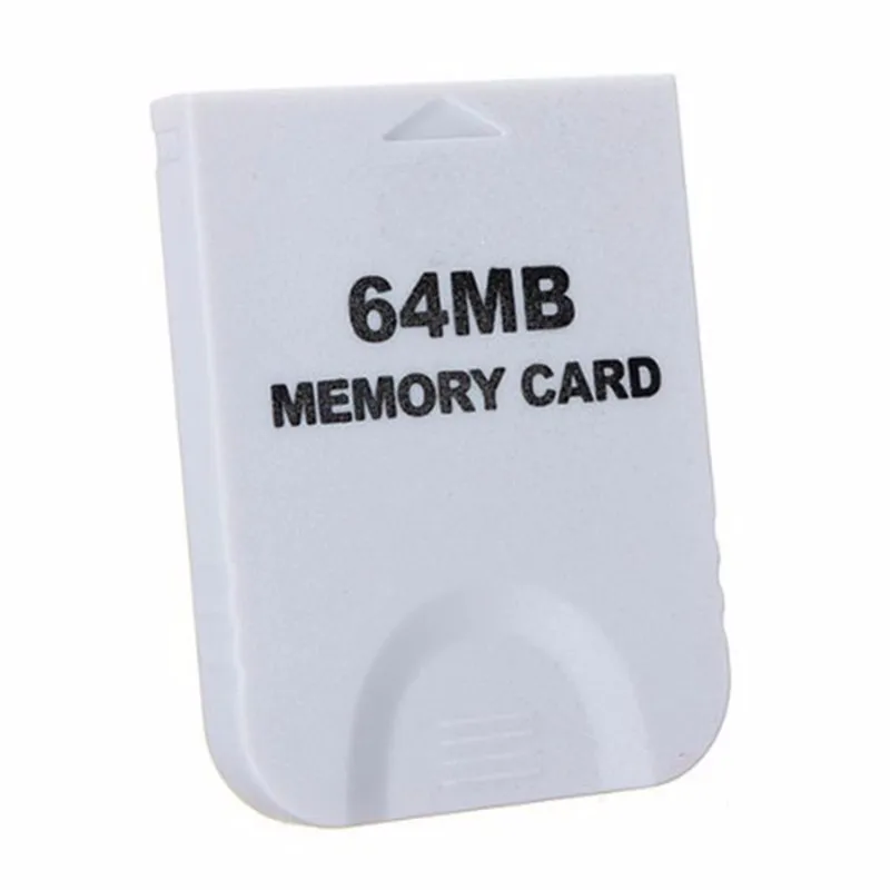 Белая карта памяти, совместимая с консолью wii и Gamecube - Цвет: White 64MB