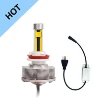 H11 высокое качество светодиодный Противотуманные фары Внешние фары светодиодный лампы для автомобилей 2SMD противотуманный светильник s Золотой Светильник 3000K DC 10 40 valage