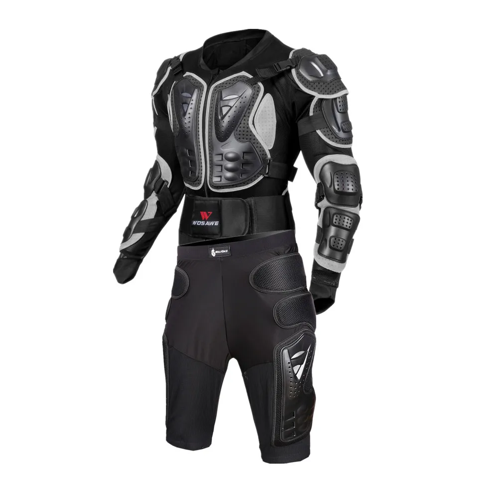 WOSAWE Armor Cycling Set Men Chest Back Support Butt Hip Brace Motorcycle Racing Snowboard Body Protection Winter Jackets Suits WOSAWE Armor Cycling Set Men Chest Back Support Butt Hip Brace Motorcycle Racing Snowboard Body Protection Winter Jackets Suits