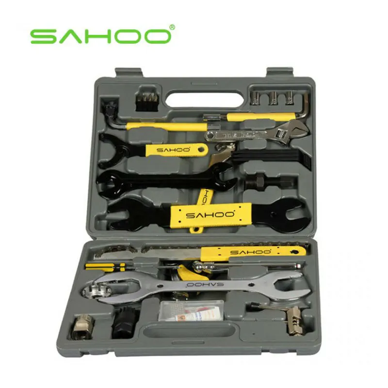 Juego de herramientas universales Sahoo para reparar bicicletas, Kit  universal para bicicletas de montaña, 44 en 1 set de herramientas Envío  gratuito|box vehicle|bicycle travel boxbicycle bottom - AliExpress