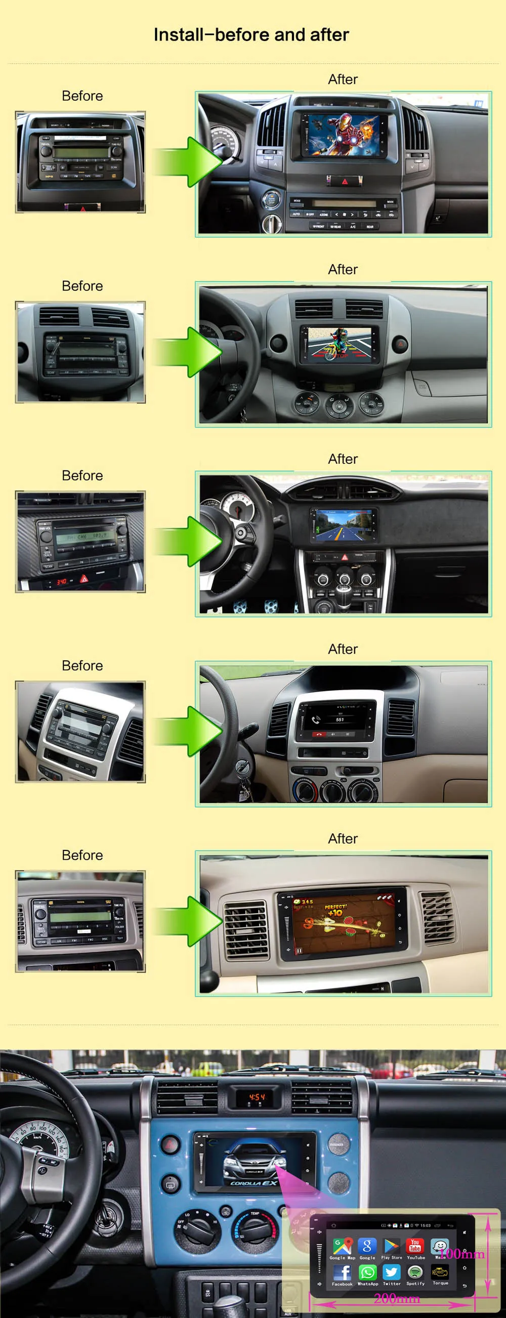 Best 2 din Car Android Gps Radio Player For Toyota Camry Viso Corolla Wish Altis 4500 Nissan Size 200*100 AUTO Gps Android car dvd 2 Best 2 din Car Android Gps Radio Player For Toyota Camry Viso Corolla Wish Altis 4500 Nissan Size 200*100 AUTO Gps Android car dvd 2