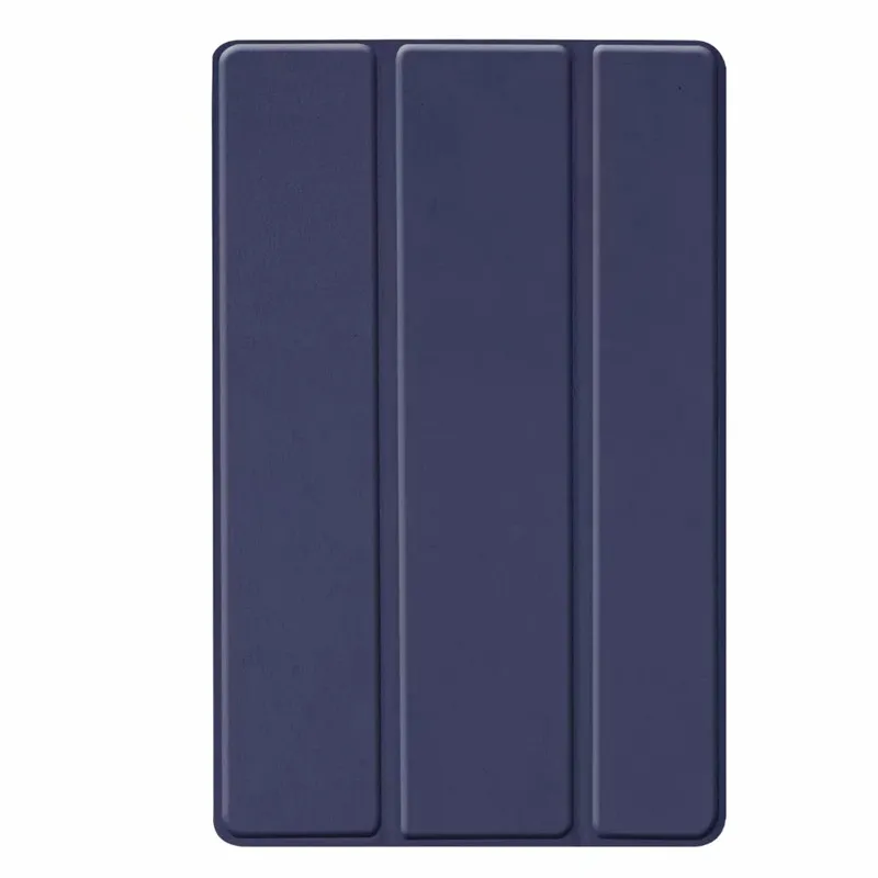 Ультратонкий чехол для samsung Galaxy Tab A 10,1 SM-T510 SM-T515 T510 T515, умный чехол-книжка из искусственной кожи, чехол для планшета+ пленка+ ручка - Цвет: Navy Blue