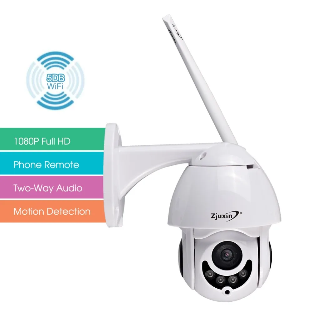 IP камера wifi наружная скоростная купольная 1080p PTZ Onvif 360 Pan ночное видение cctv IR IP66 p2p