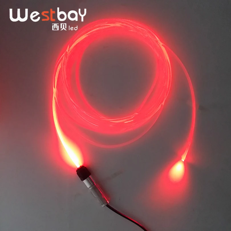 Westbay DC 12 В светодиодный оптоволоконный светильник 5 метров 3 0 мм боковое свечение