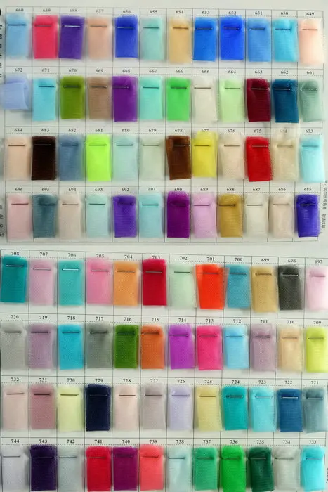 color chart 2 Роскошное сексуальное длинное Тюлевое вечернее платье с высоким разрезом, а-силуэт, с бисером, на тонких бретелях, с v-образным вырезом, вечернее платье, vestido de festa longo - Цвет: color chart 2