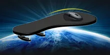XL Size Chair Arm Rest Mouse Pad Chair Arm Clamping Wrist Support 480*230mm Elbow Rest With Non-slip Mouse Mat