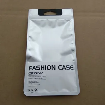 

1000pcs /lot DHL 12*21.5cm Plastic Zipper Grind arenaceous Silver Retail Packaging Bag For iphone6 6s7 Samsung S5 S6 package bag