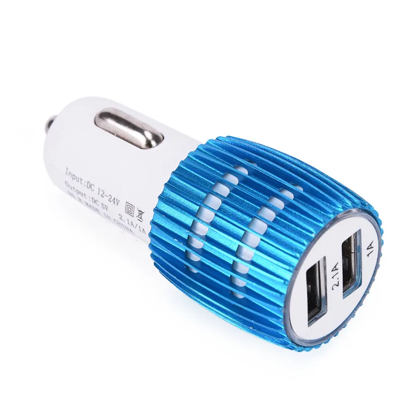 Двойной прикуриватель зарядное устройство USB Автомобильное зарядное устройство 2 порта адаптер для смартфона мобильного телефона универсальный
