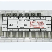 1,2/1,3/1,5 мм толщиной контактный штырь короткий конец нержавеющая сталь пружина бары для ремонта часов