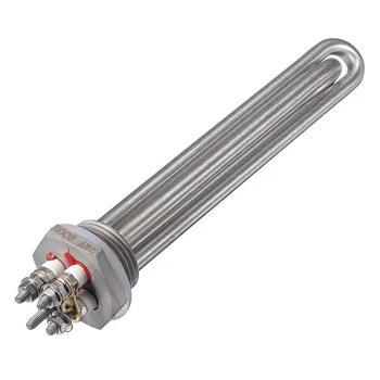 

Free shipping Water Heating Element Screw Plug Tube Immersion Screw-in Tubular DC 24V 600W 1 INCH NPT DN50