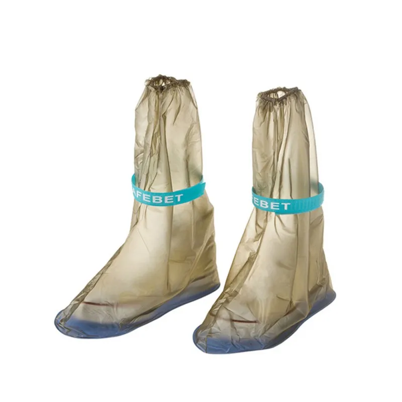Ourdoor Многоразовые водонепроницаемые ПВХ обувь покрытие противоскользящие непромокаемые ботинки Кемпинг Альпинизм Cubierta del zapato - Цвет: C