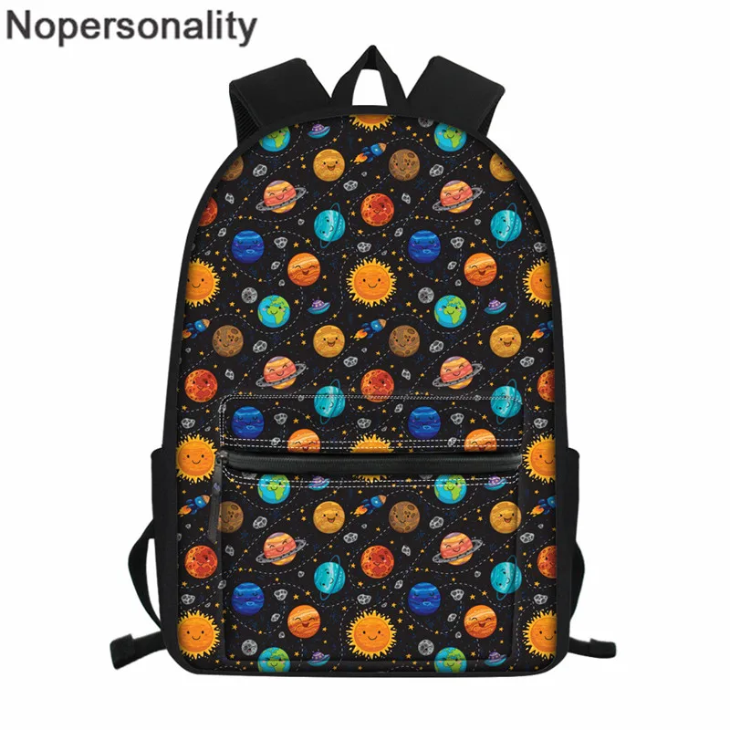 L5270Z58 Nopersonality крутой мультфильм планеты студенческий рюкзак для подростков Женские повседневные сумки на плечо студенческий рюкзак для ноутбука - Color: L5270Z58