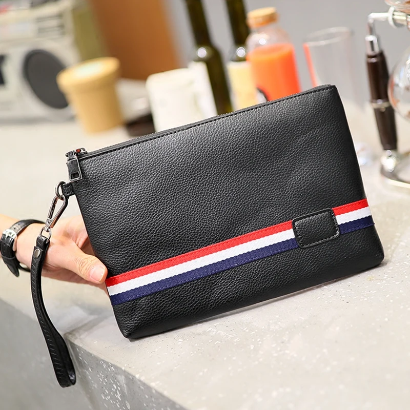 Модная уличная кожаная сумка клатч Tidog|leather hand bags|clutch baghand bag |