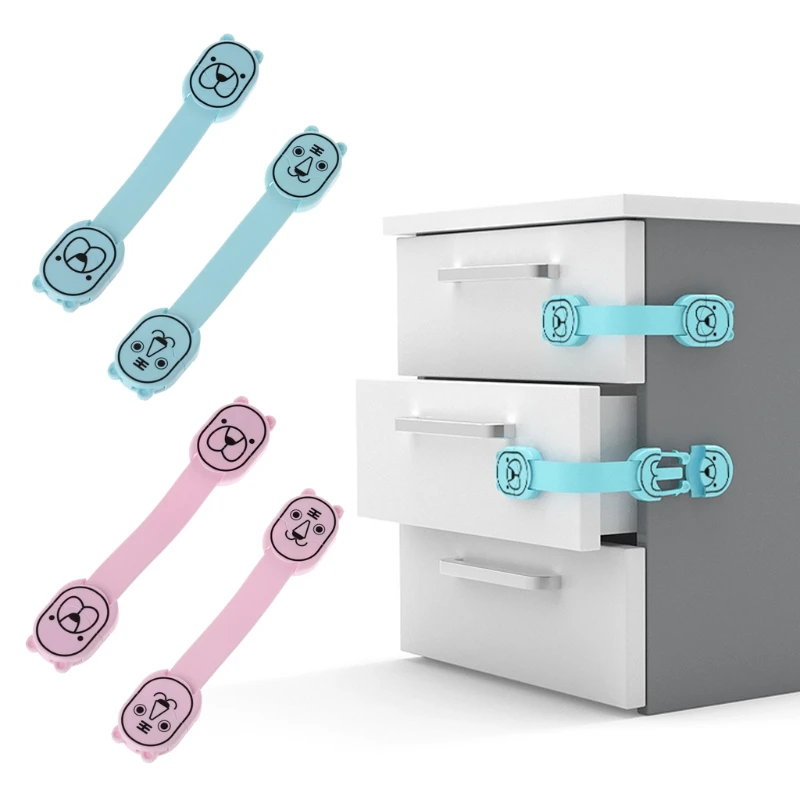 

Safety Plastic Children Protection Lock Cabinet Door Drawers Refrigerator Toilet Blockers Kids Baby Care Safety Locks