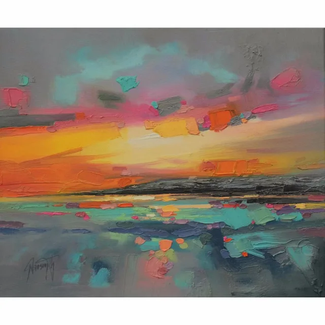 hand painted painting impression