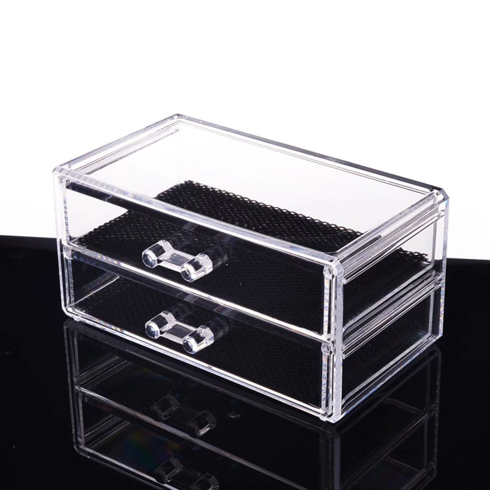 1 шт. органайзер для макияжа прозрачный пластиковый большой емкости косметический ящик для хранения ювелирных изделий держатель для ящиков