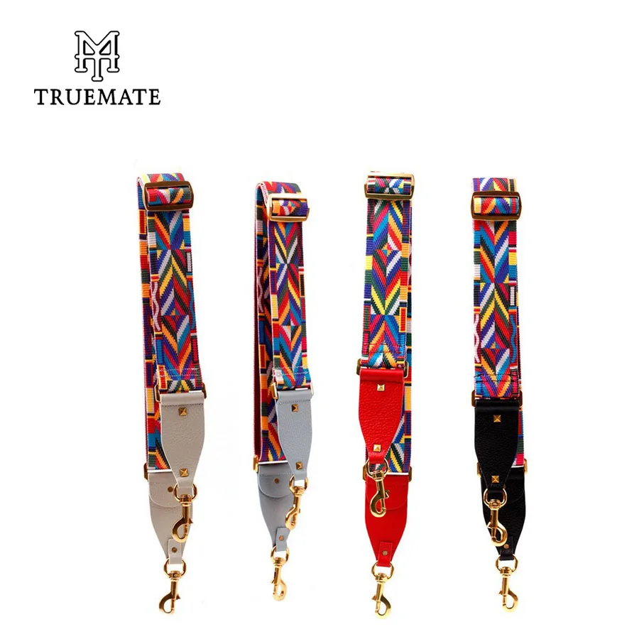 TRUEMATE C333 Cotton bing Colorful Shoulder Bag Straps Women Handbag Long Belt Adjustable
