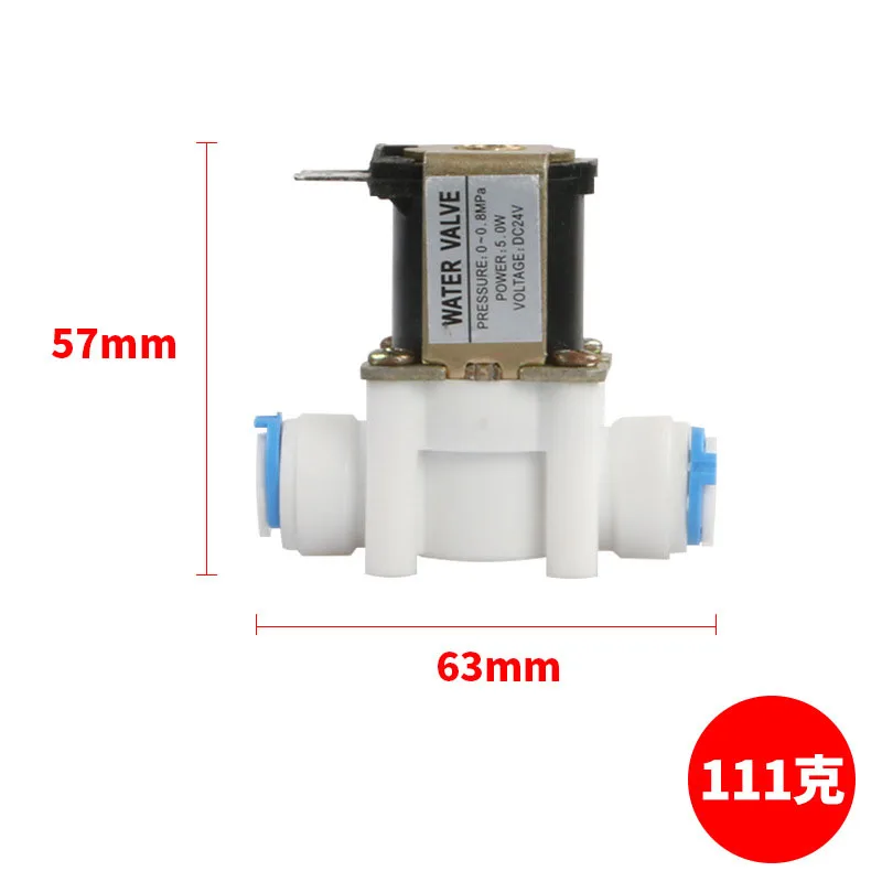 Пищевой 12 В 24 В Соленоидный клапан для питьевой воды пластиковый клапан 1/4& 3/8 порт быстрое соединение