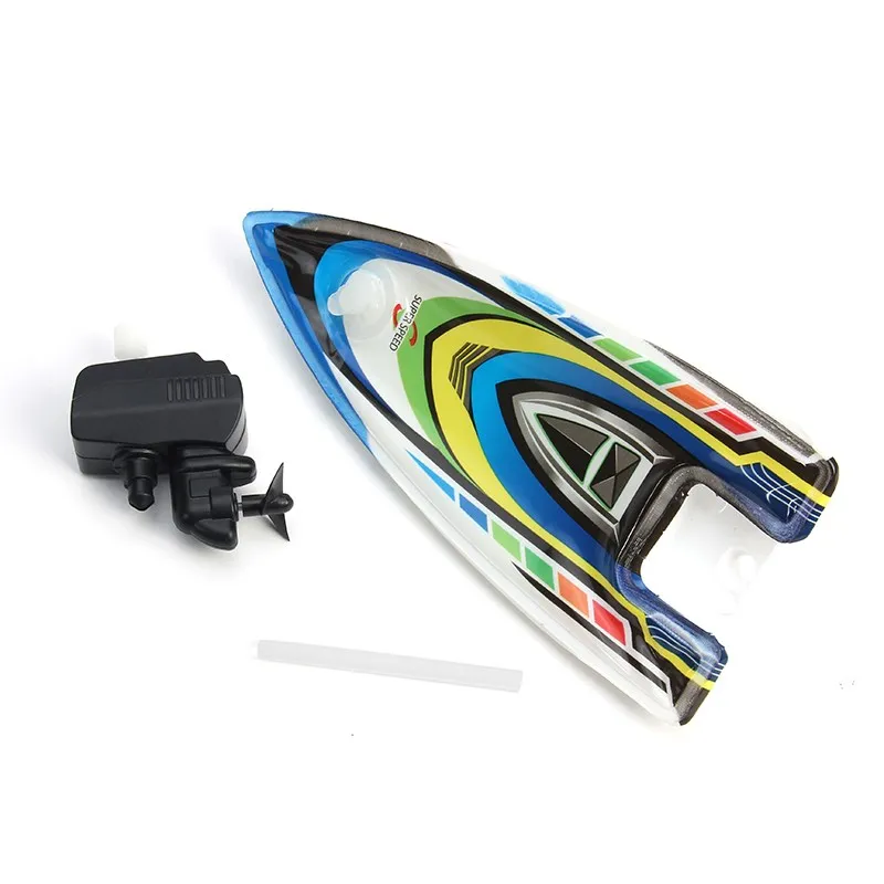 

Funny Children Clockwork Toys Racing Boat For Bath In Bathroom Beach Pool Bathing Kids Inflatable Speedboat Wind up Toy Gift